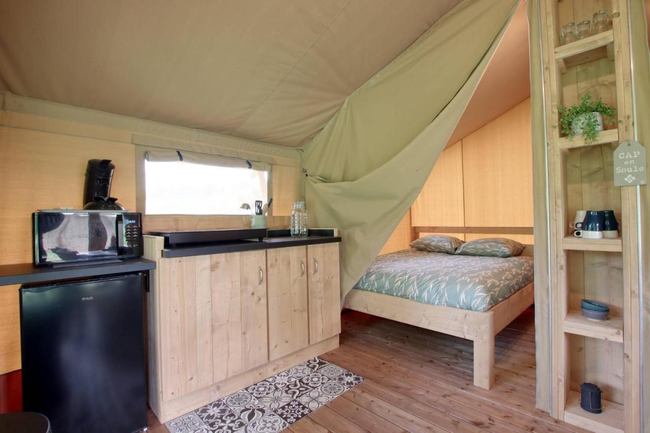Tente Safari Lodge Ferme Carrique Tardets-Sorholus Buitenkant foto