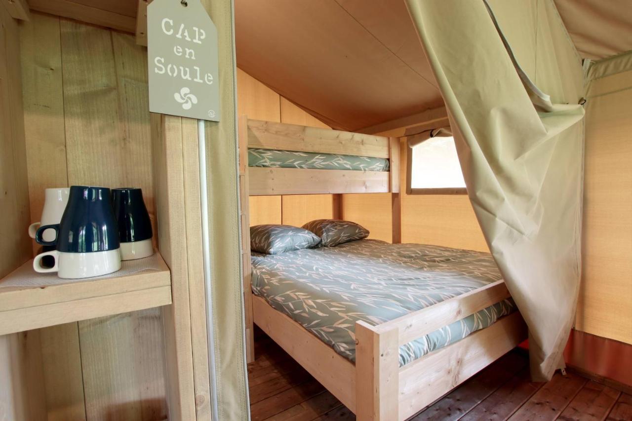 Tente Safari Lodge Ferme Carrique Tardets-Sorholus Buitenkant foto