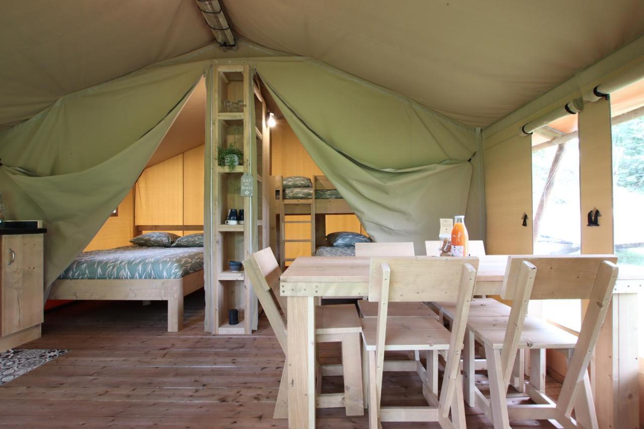 Tente Safari Lodge Ferme Carrique Tardets-Sorholus Buitenkant foto